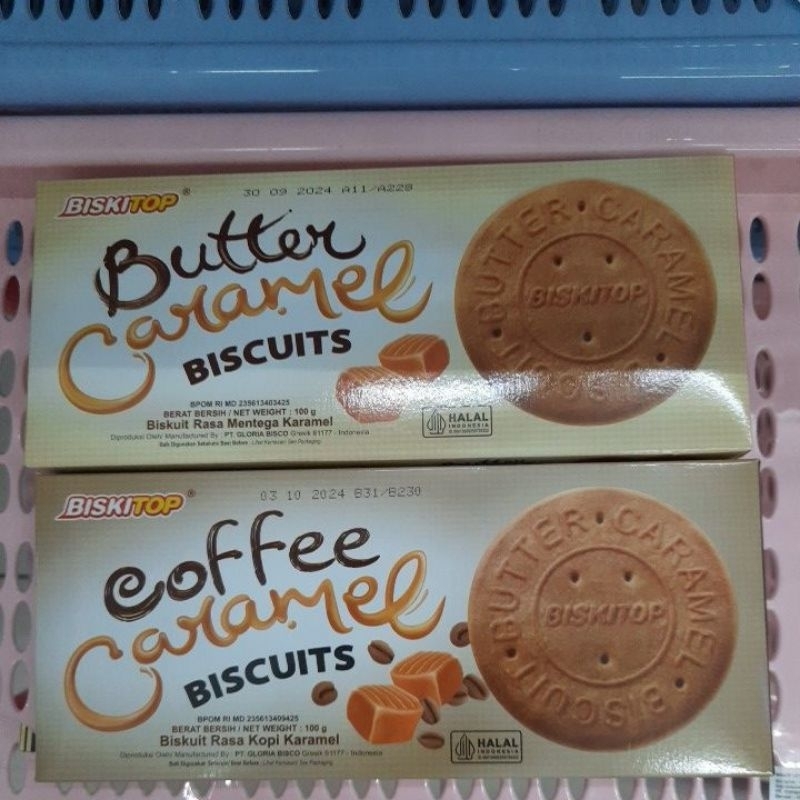 

Biskitop Butter Coffee Caramel Biscuit 100gr Biskuit Lebaran Parcel Kue Kopi Karamel