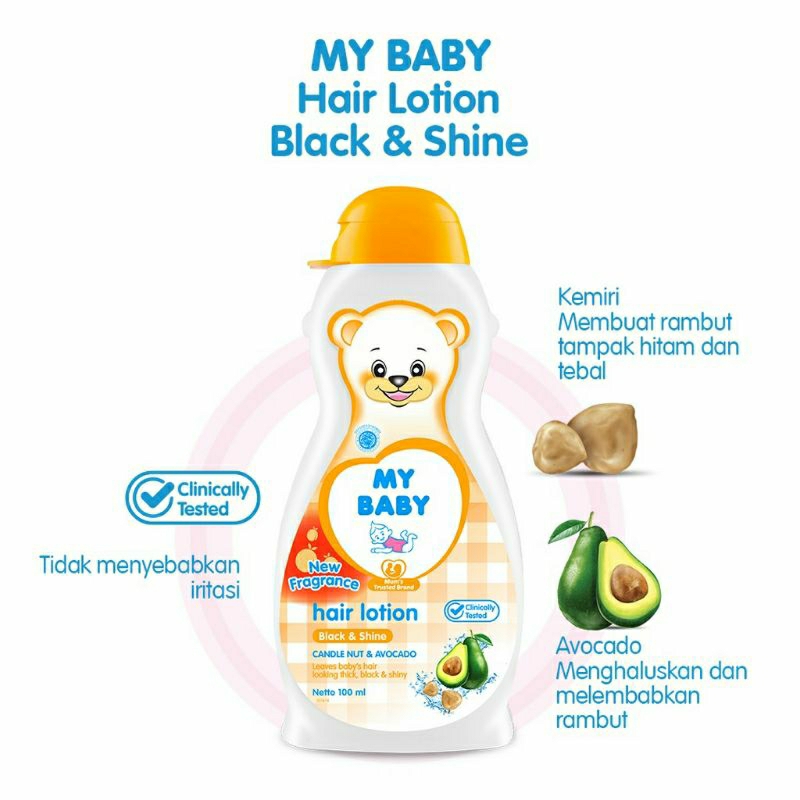 My Baby Hair Lotion Black And Shine 100ml