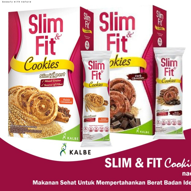Slim &amp; fit Cookies box Raisin / Dark chocolate / Cheese