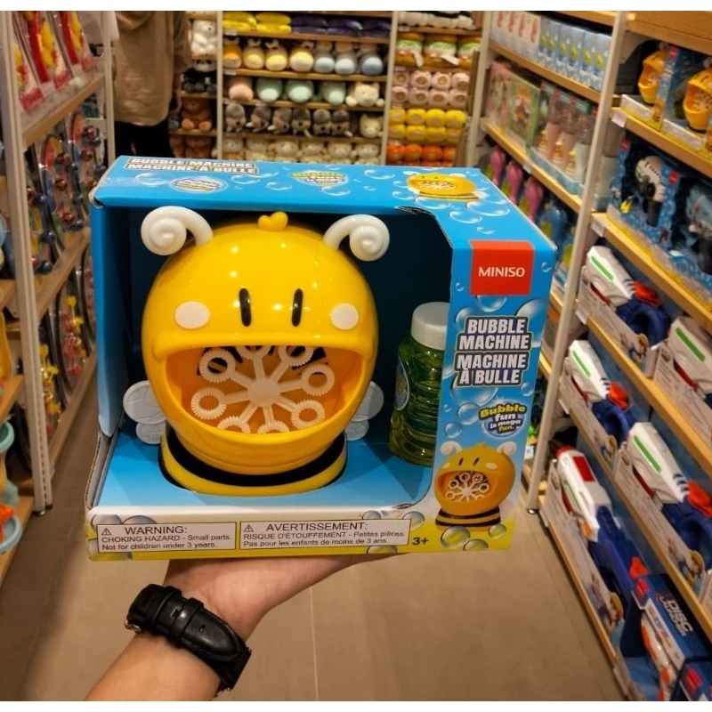 MINISO OFFICIAL Bee bubble machine / mainan bubble anak2 lucu