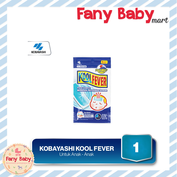 KOBAYASHI KOOL FEVER - PLESTER DEMAM PENURUN PANAS 1 PCS