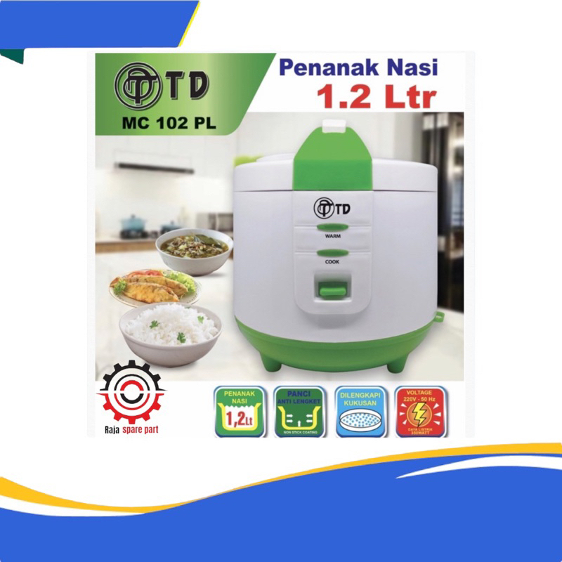 MAGIC COM RICE COOKER TD 1,2 1,8 LITER PENANAK NASI