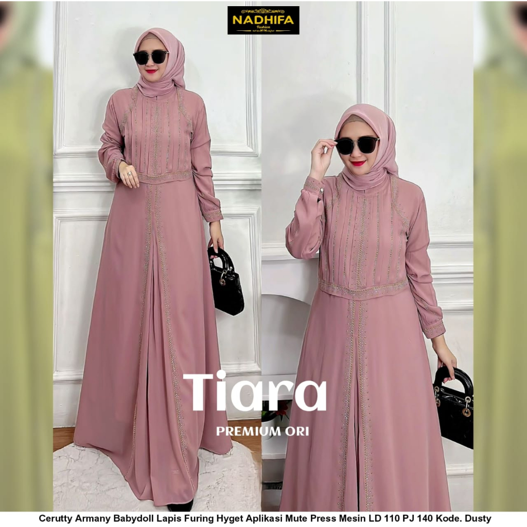 Tiara dress / gamis lebaran BY NADHIFA