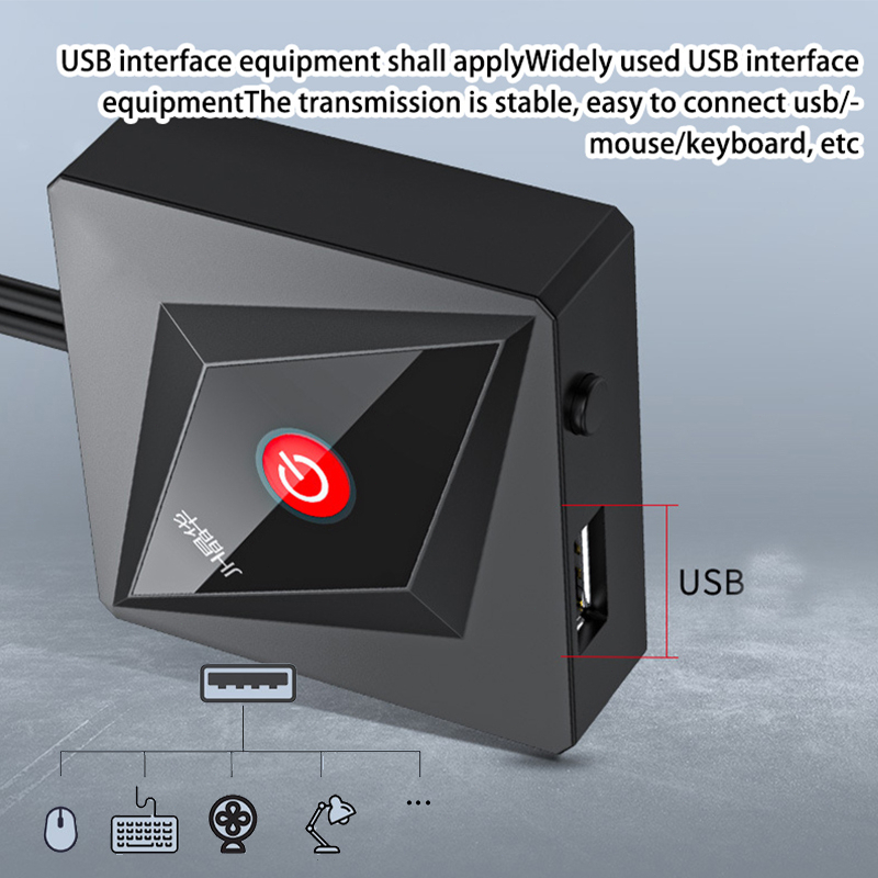 Sakelar Daya Komputer Desktop Dengan Kabel Ekstensi/Desktop Computer Power Switch