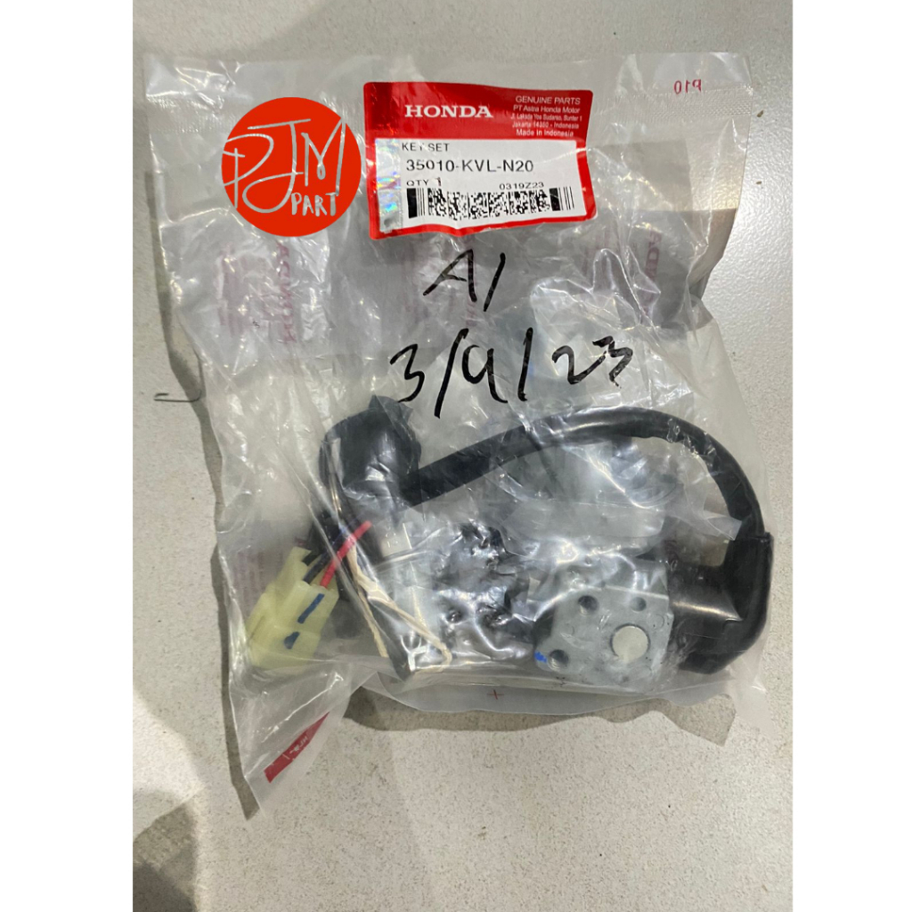 35010-KVL-N20 Keyset Kunci Kontak Plus Kunci Jok Supra X 125 Injection 2007-2014