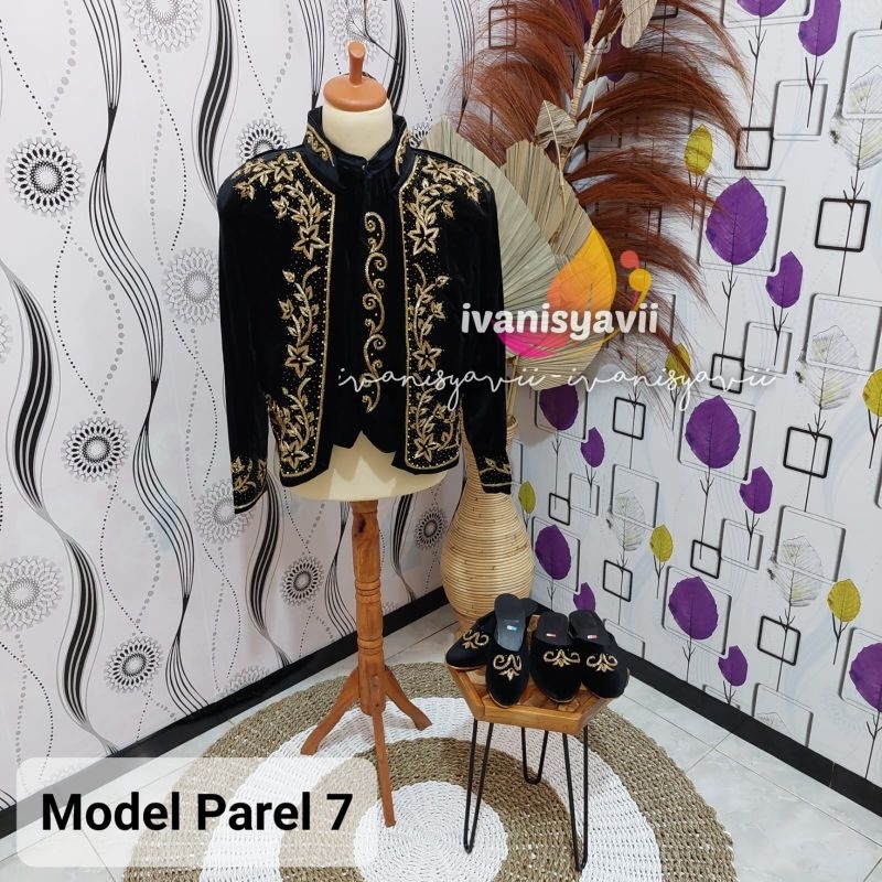 Beskap Pengantin / Beskap Bludru Payet - Model Parel 7