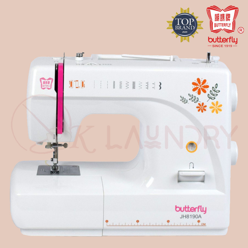 Mesin Jahit Portable Butterfly JH8190A JH 8190 A JH8190