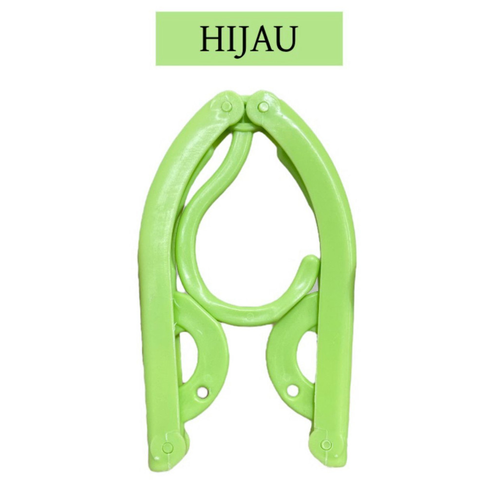 GANTUNGAN BAJU MAGIC LIPAT PORTABLE TRAVEL || HANGER BAJU LIPAT SERBAGUNA - BD