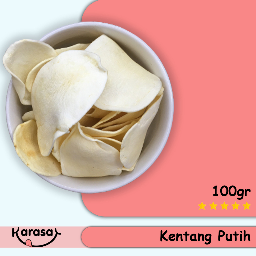 

KENTANG PUTIH PATATA KRISPI CRISPY 100gr KENTANG PUTIH TIPIS