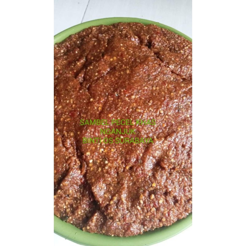 

BUMBU PECEL KHAS NGANJUK FRESS BARU SETIAP HARI.500 gr,setengah kilo