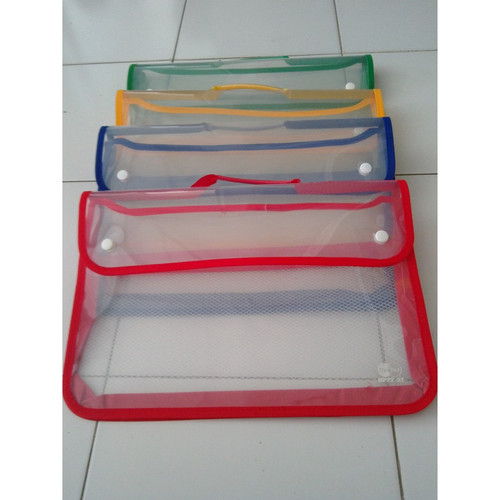 

(1 PACK/10PCS) MAP GANTUNG SCHOOL BAG / MAP ZIPPER 2 KANCING TEBAL