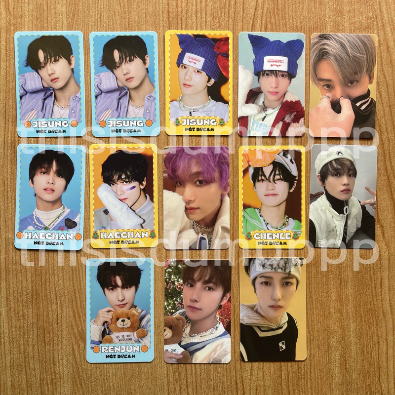 [READY INA] Trading Card NCT DREAM Candy (Renjun, Chenle, Jisung, Jaemin, Haechan) BACA DESKRIPSI