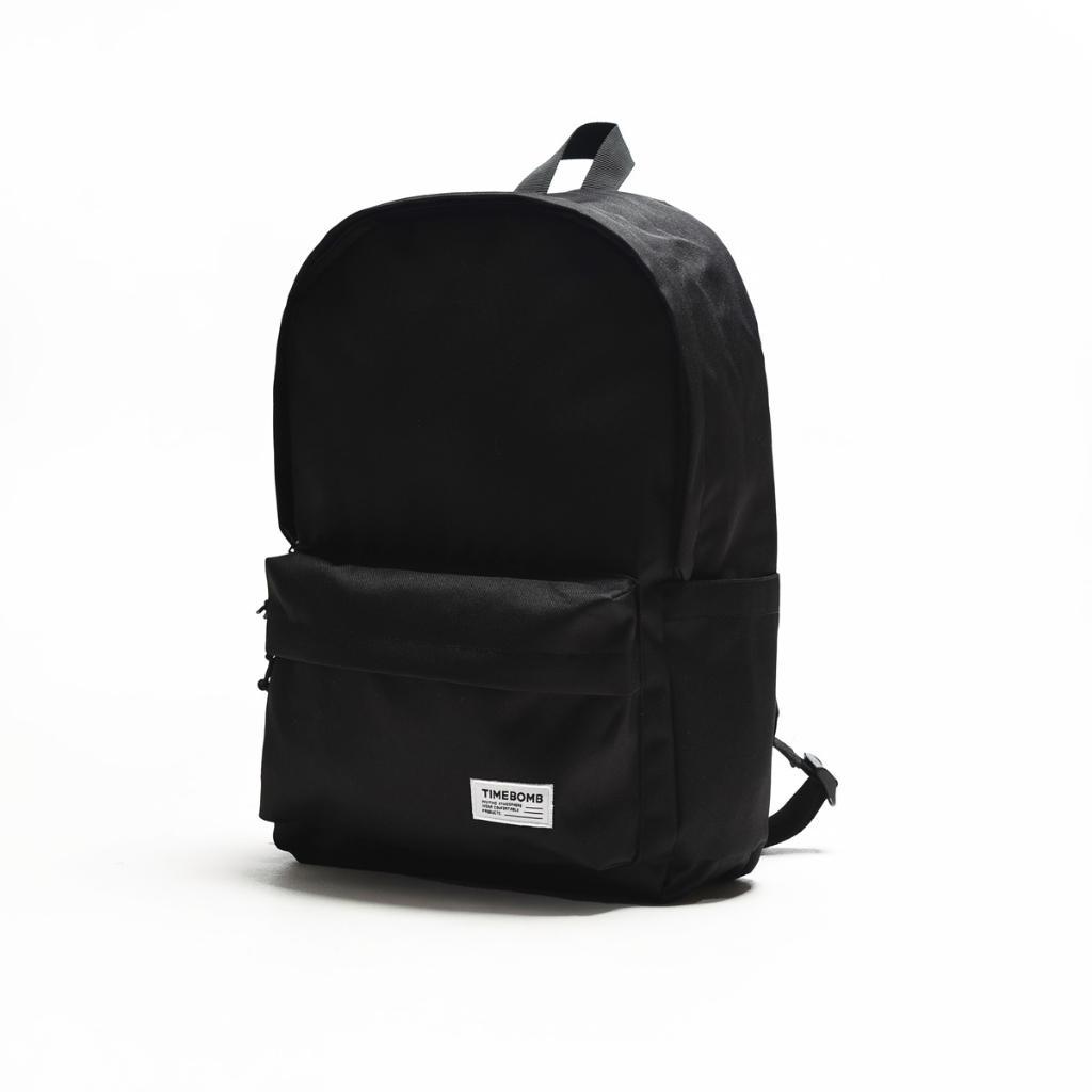 TIMEBOMB Daily Backpack Black Tas Ransel Unisex | bagpack type 1