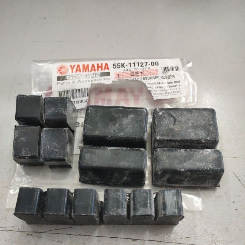 Karet peredam head blok original Malaysia yamaha RXZ/RZR