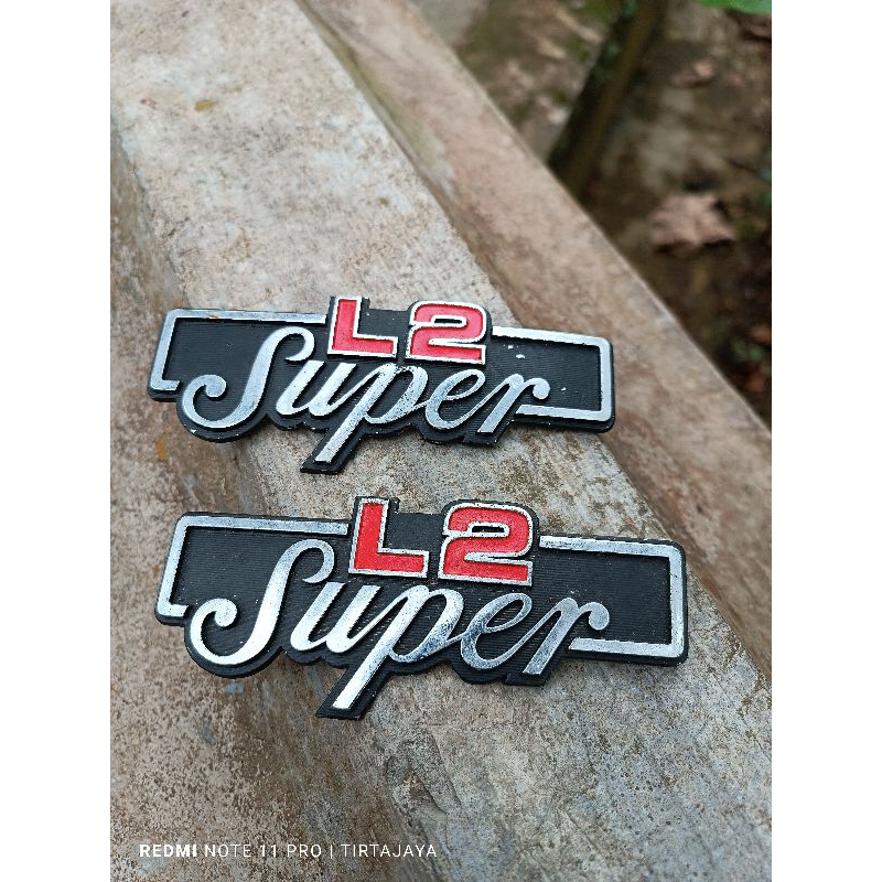 emblem box kempol aki yamaha L2 super