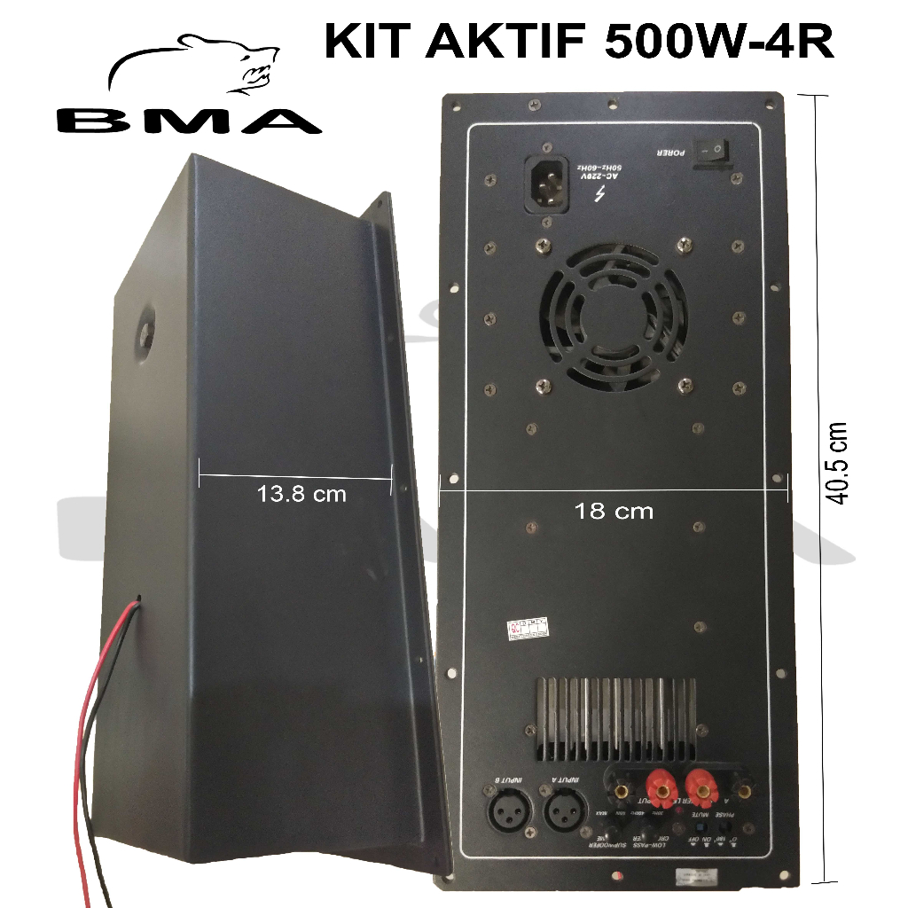 Kit Aktif 500W-4R / Power Kit Aktif / Modul Kit Aktif Subwoofer