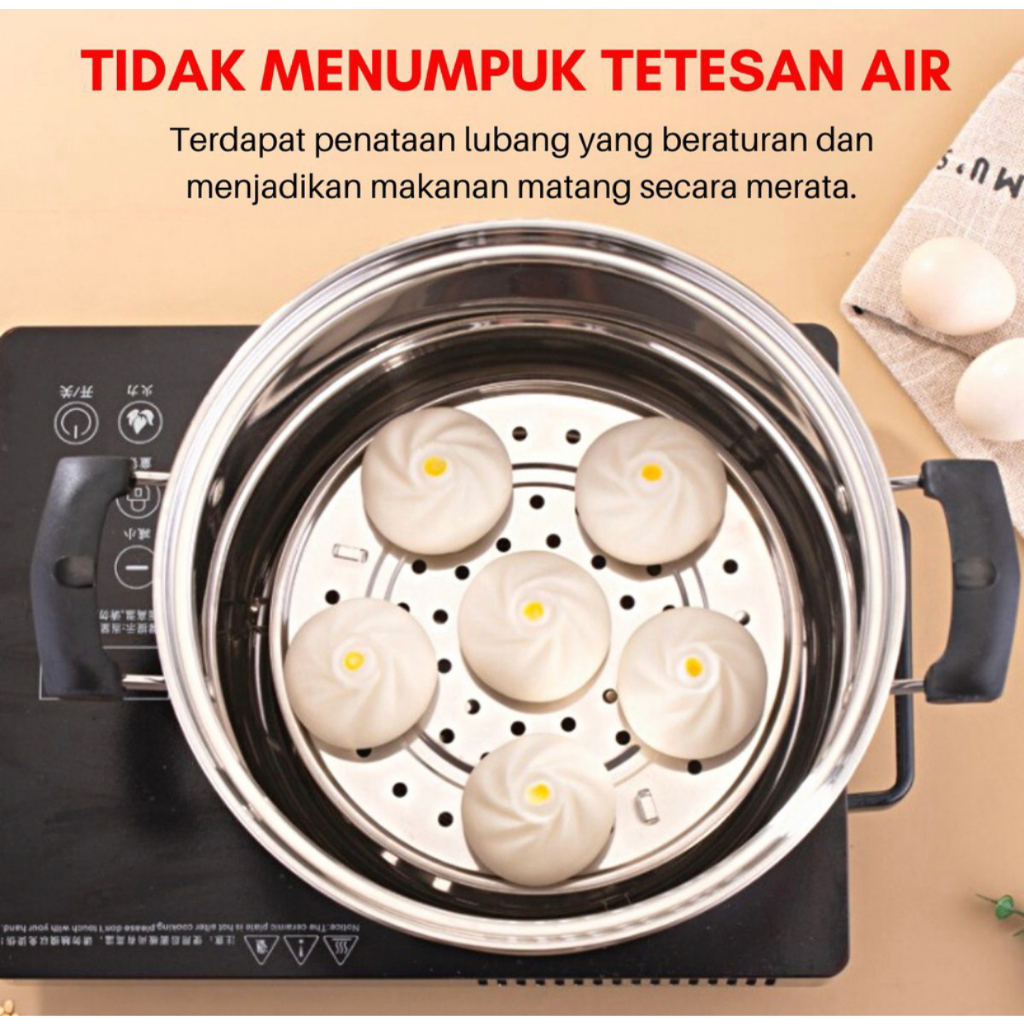 [BISA COD] PROMO Tatakan Untuk Pengukus Stainless Anti Karat Praktis Serbaguna Kukusan Panci Alat Kukus Alat Saring Penyaring Saringan Tatak Panas Tatakan Panci Steamer Wajan Murah Meriah