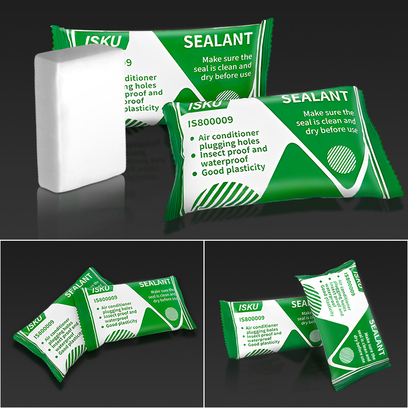 ISKU Sealant Dempul Tembok Putih Dinding Tambal Lubang Serbaguna Lem Penutup Elastis Semen Tutup Selang AC