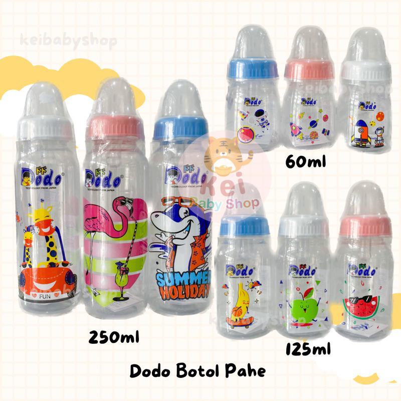 Dodo Botol Pahe 60ml 125ml 250ml / Botol Susu Bayi