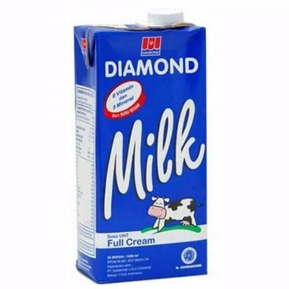 

DIAMOND UHT MILK FULL CREAM 1000 ML DIAMOND FC 1L SUSU UHT