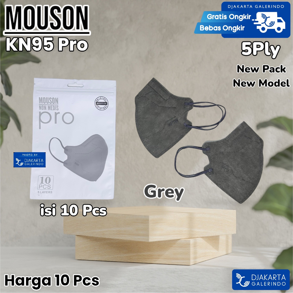 Masker Mouson KN95 Pro 5Ply Original isi 10Pcs