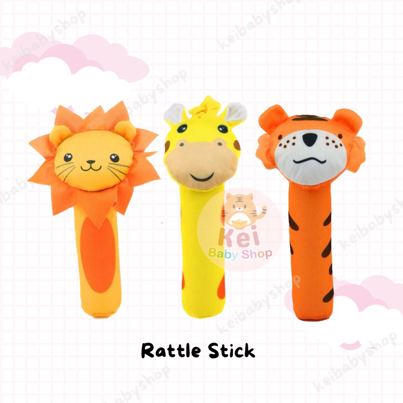 Mainan Rattle Stick Bayi / Mainan Genggam Bayi