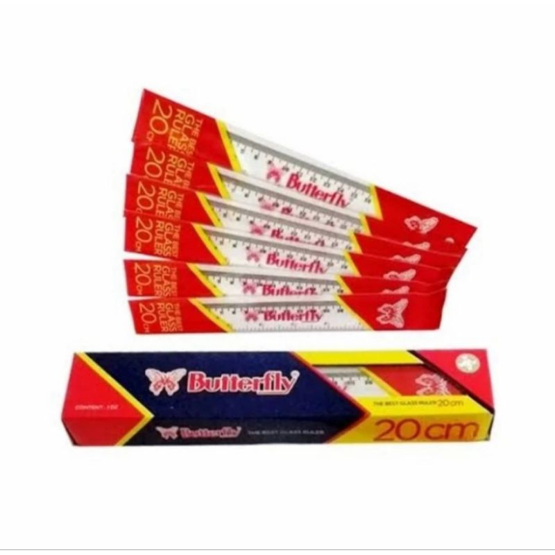 

PENGGARIS/GARISAN UKURAN 20 CM MERK BUTTERFLY