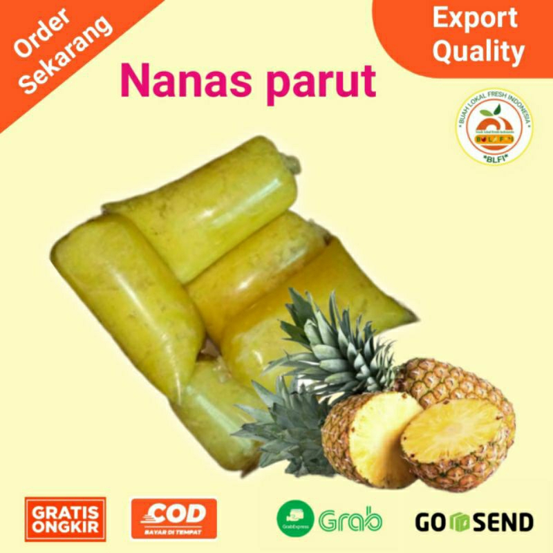 

BUAH NANAS PALEMBANG PARUT MANIS SEGAR UNTUK SELAI HARGA PER 1PCS