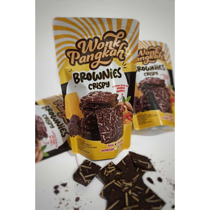 

brownies criapy/kripik brownies/brownies coklat/makanan hits kemasan 70g