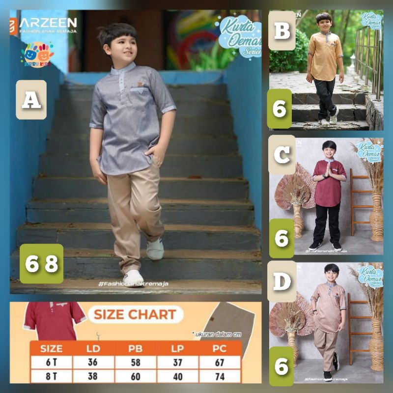 KURTA OEMAR SET BY ARZEEN