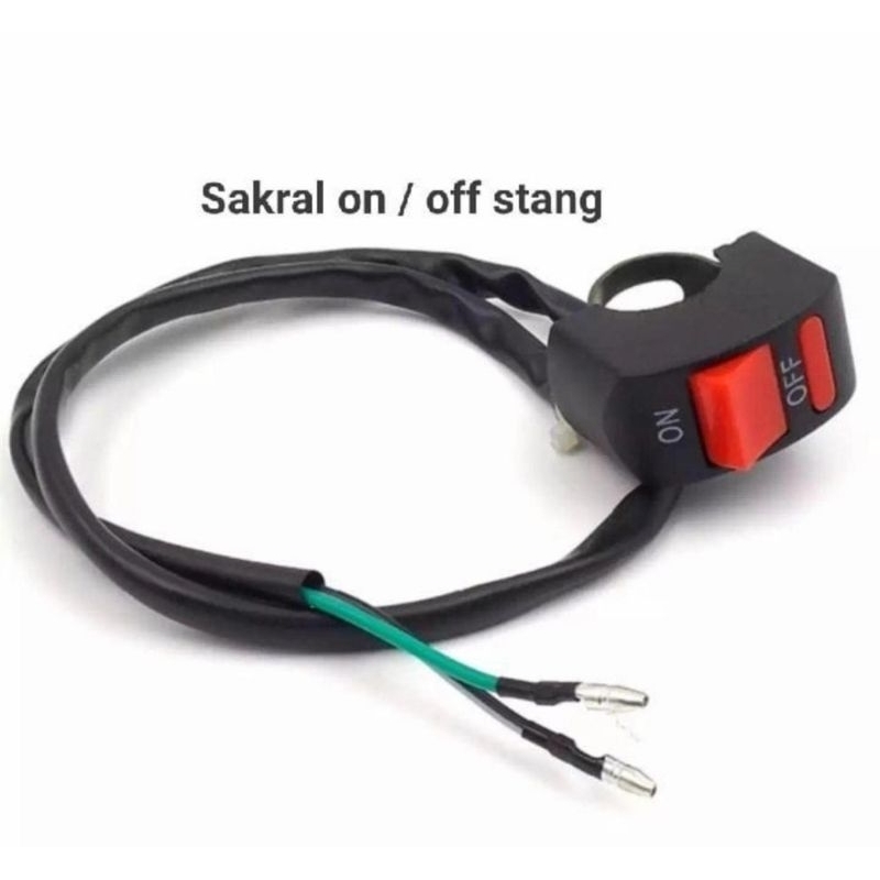 Saklar Lampu Motor on off switch universal saklar stang motor 2 tombol