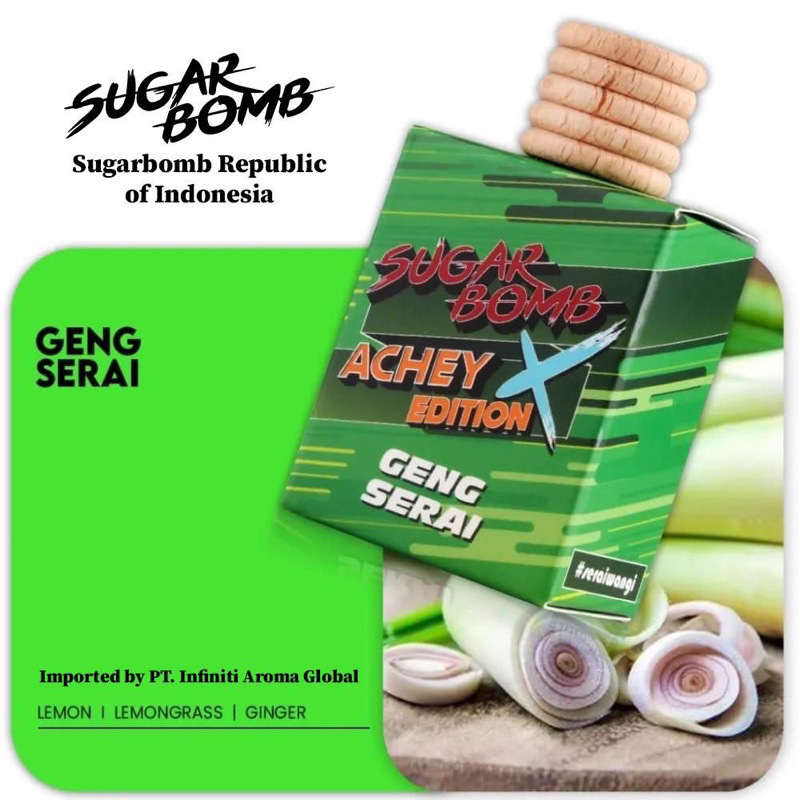 PARFUM MOBIL SUGARBOMB WANGI SERAI, PARFUM GANTUNG MOBIL, PARFUM GANTUNG RUANGAN WANGI, PARFUM IMPOR
