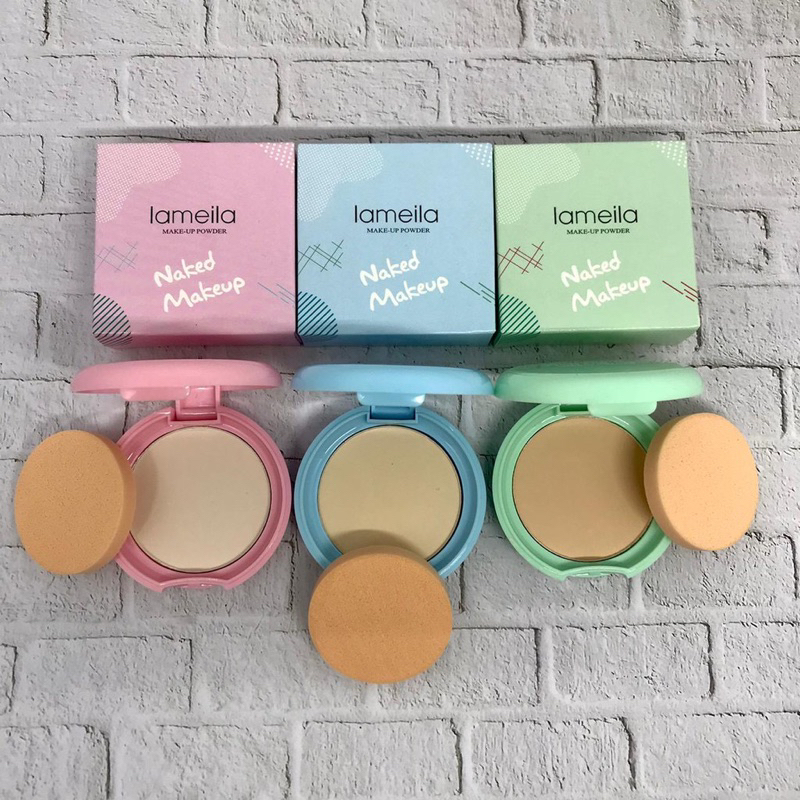 bgskinbukittinggi- LAMEILA Naked Make Up Powder 3 Colors 5046