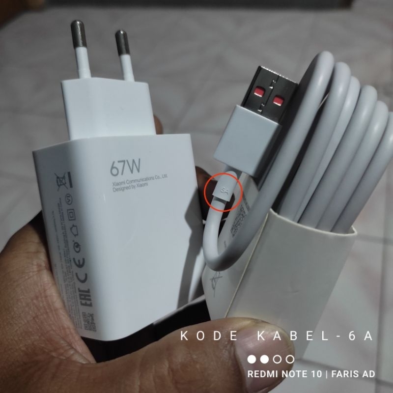 Charger Xiaomi 67w Original 100% Copotan Asli