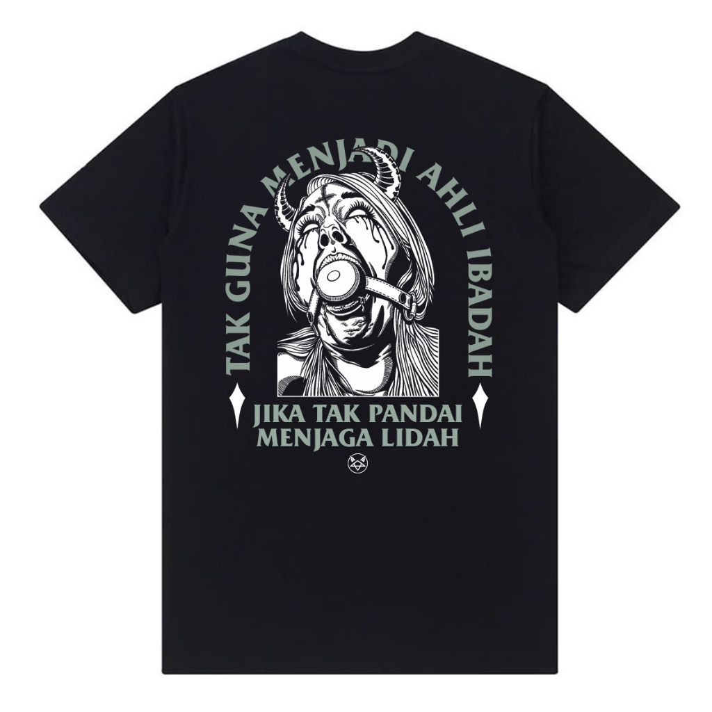 Kaos Satanic Kata Kata Baju Satanic Pria Series
