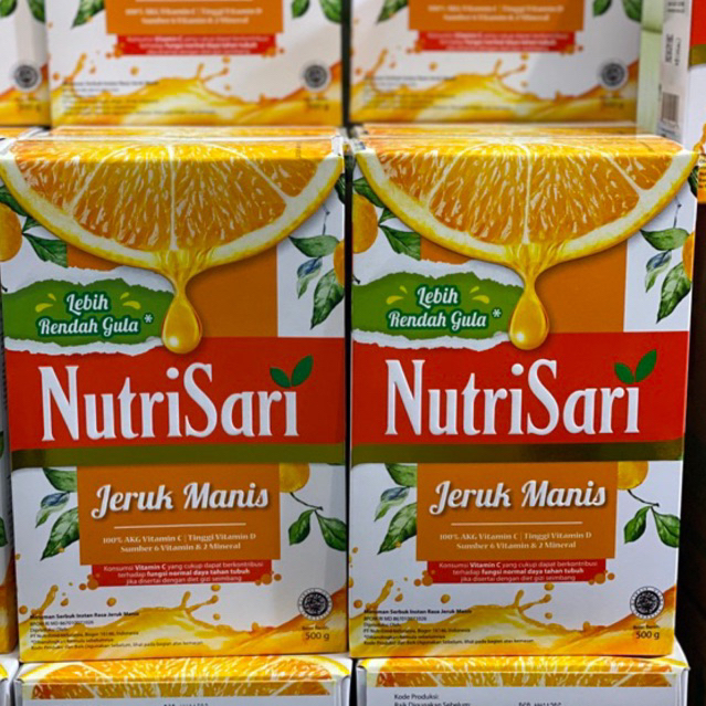 PROMO MURAH NUTRISARI KOTAK 250GRAM 500GRAM / PAKET HAMPERS PARCEL NUTRISARI JERUK MANIS KEMASAN KOT
