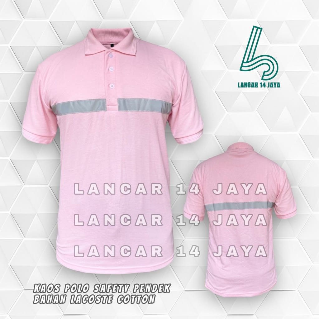 Kaos polo safety polo T-shirt safety katun kaos kerja terbaru