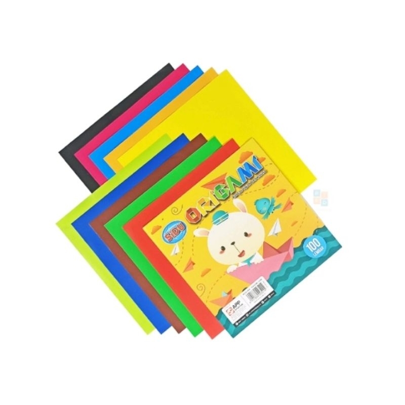 

KERTAS LIPAT ORIGAMI Sinar Dunia (16 x 16 cm) isi 100 Lembar
