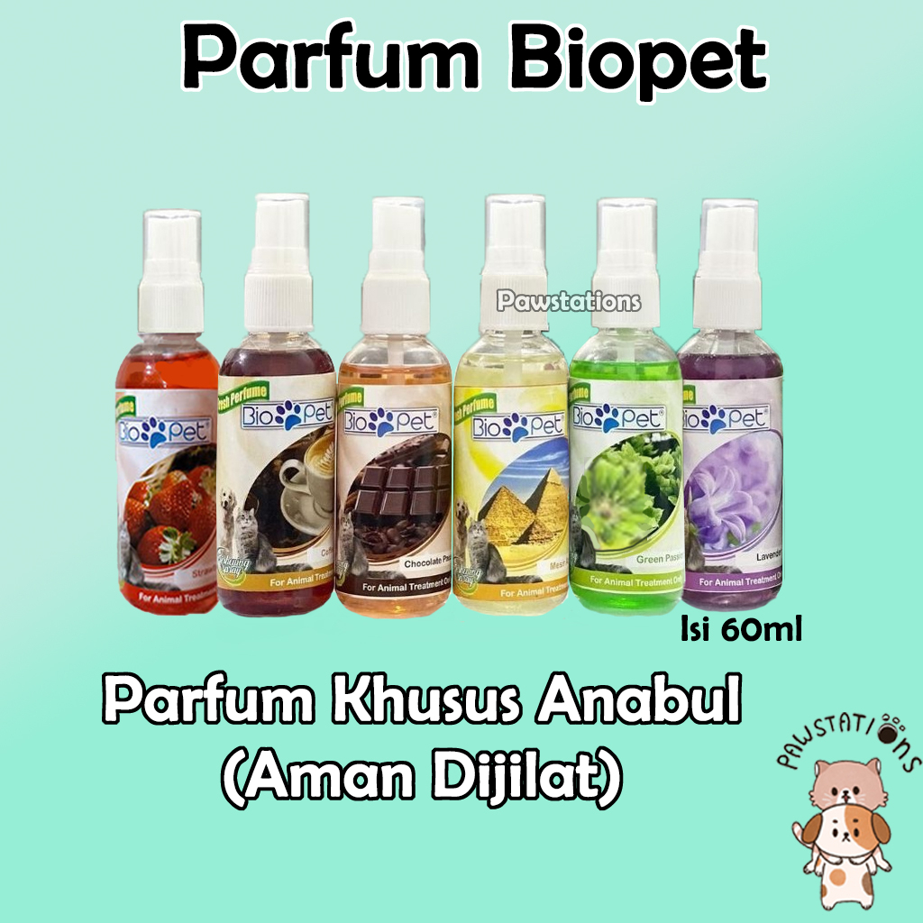 Parfum Kucing Parfum Anjing Pewangi Kucing Pewangi Anjing Pengharum Kucing Pengharum Anjing Pengharum Badan Kucing Pengharum Badan Anjing Parfum Biopet 60ml