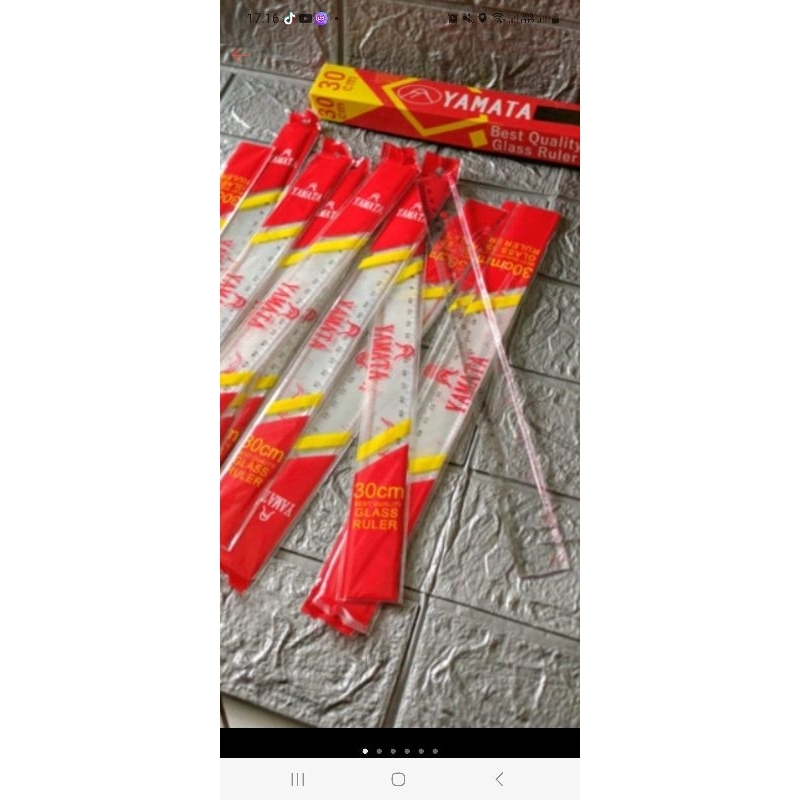 

penggaris 30cm yamata harga per 12pcs