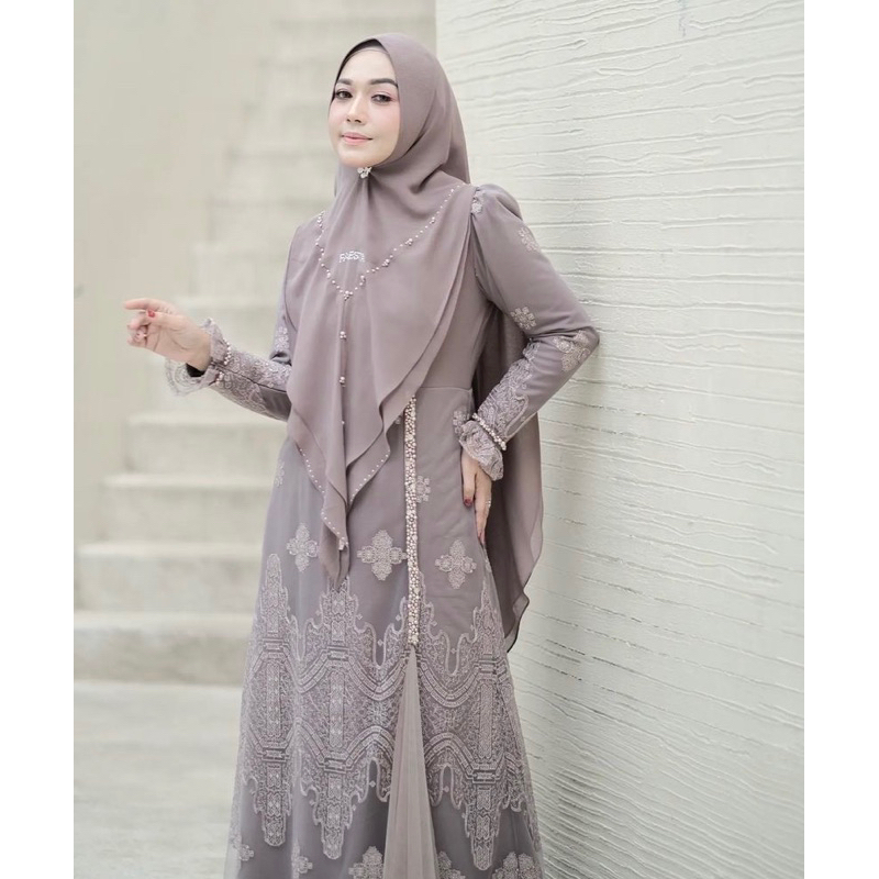 mirabell set faesta syari set mirabel faesta syari mauve