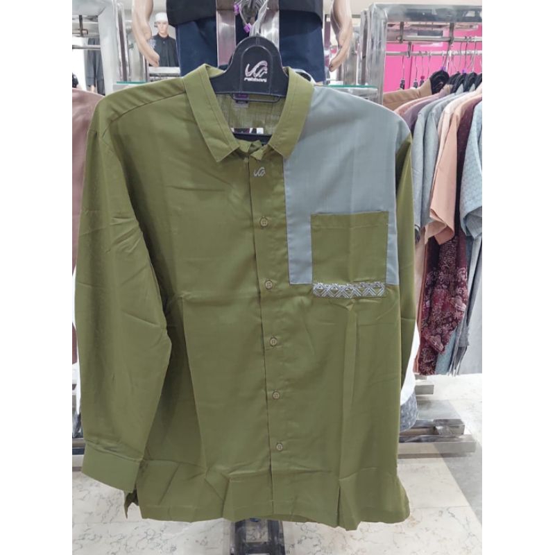 kemko rabbani warna hijau lengan panjang