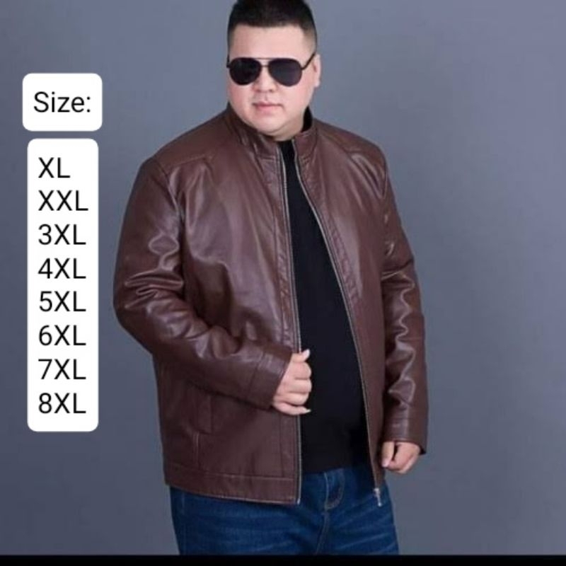 Jaket kulit asli garut jaket kulit jumbo jaket opersize BIG SIZE XL 2XL 3XL 4XL 5XL 6XL 7XL 8XL Jake