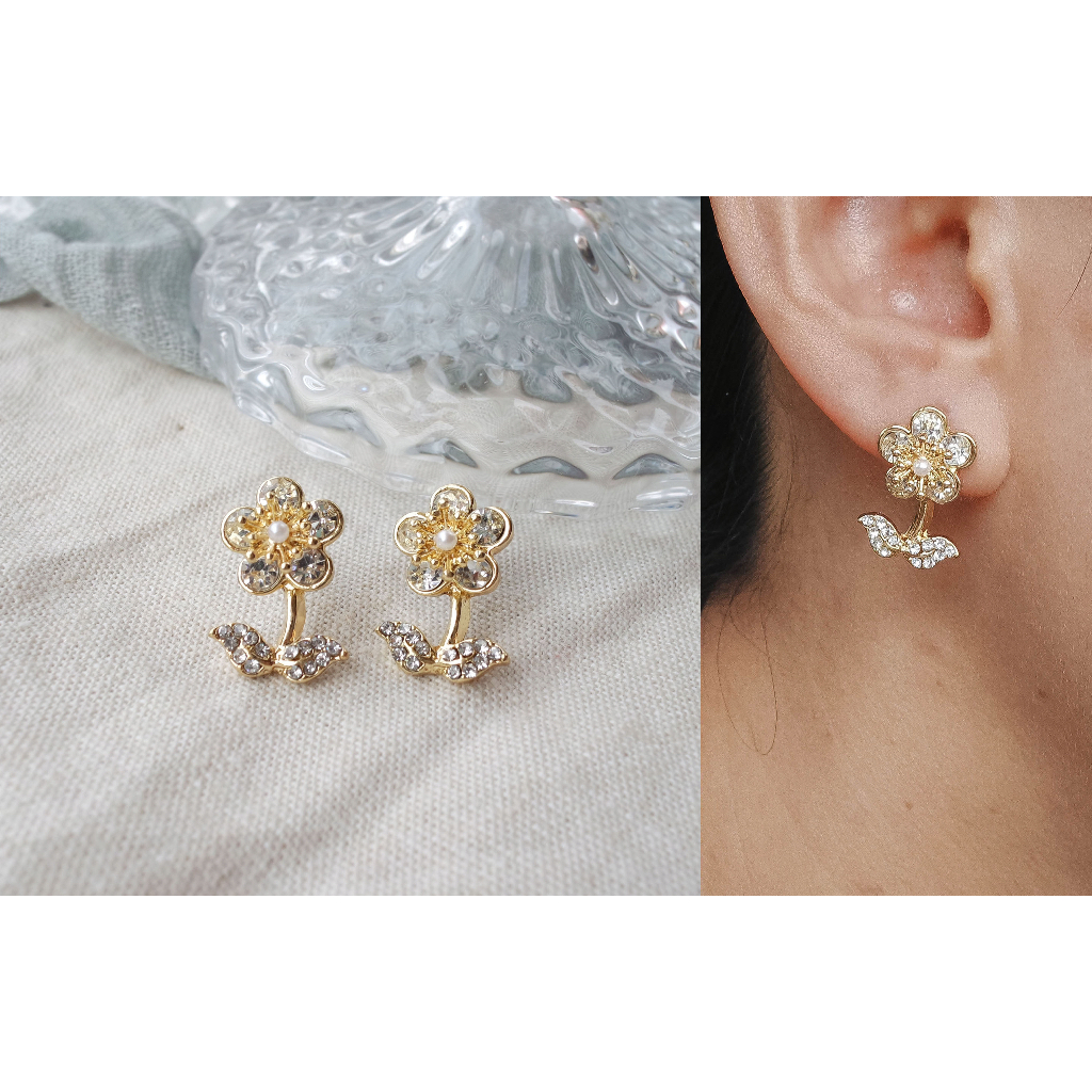 ANTING BUNGA KRISTAL - 2296