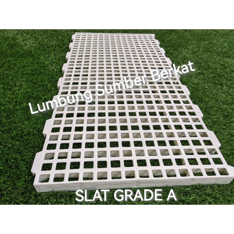 SLAT PLASTIK GRADE A TATAKAN ALAS KANDANG HEWAN AYAM KAMBING IKAN.