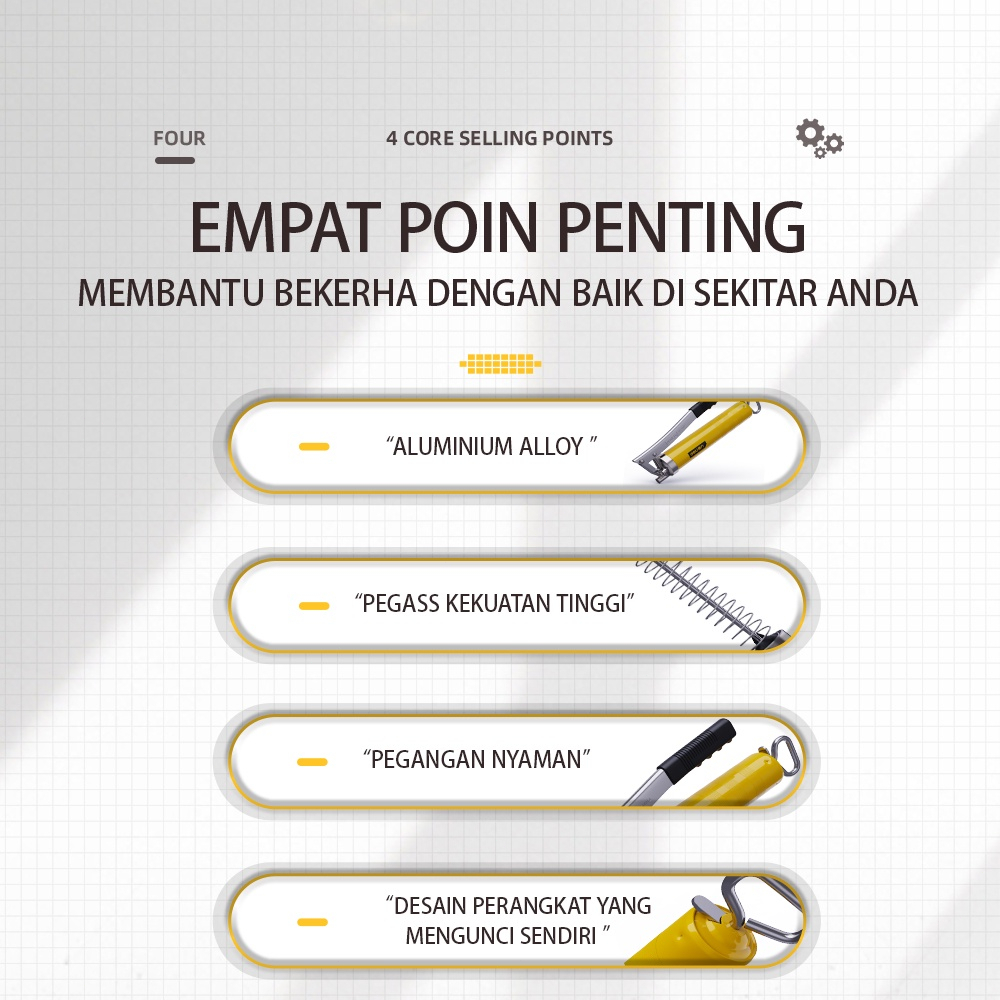 【600CC】Alat Grease Tangan/Grease Gun Tangan/Alat Minyak Gemuk