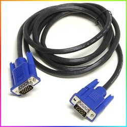 Kabel VGA Male to Male Digital 15pin 1.5m 3m 5m Cable For Komputer Monitor TV PC Laptop High Quality