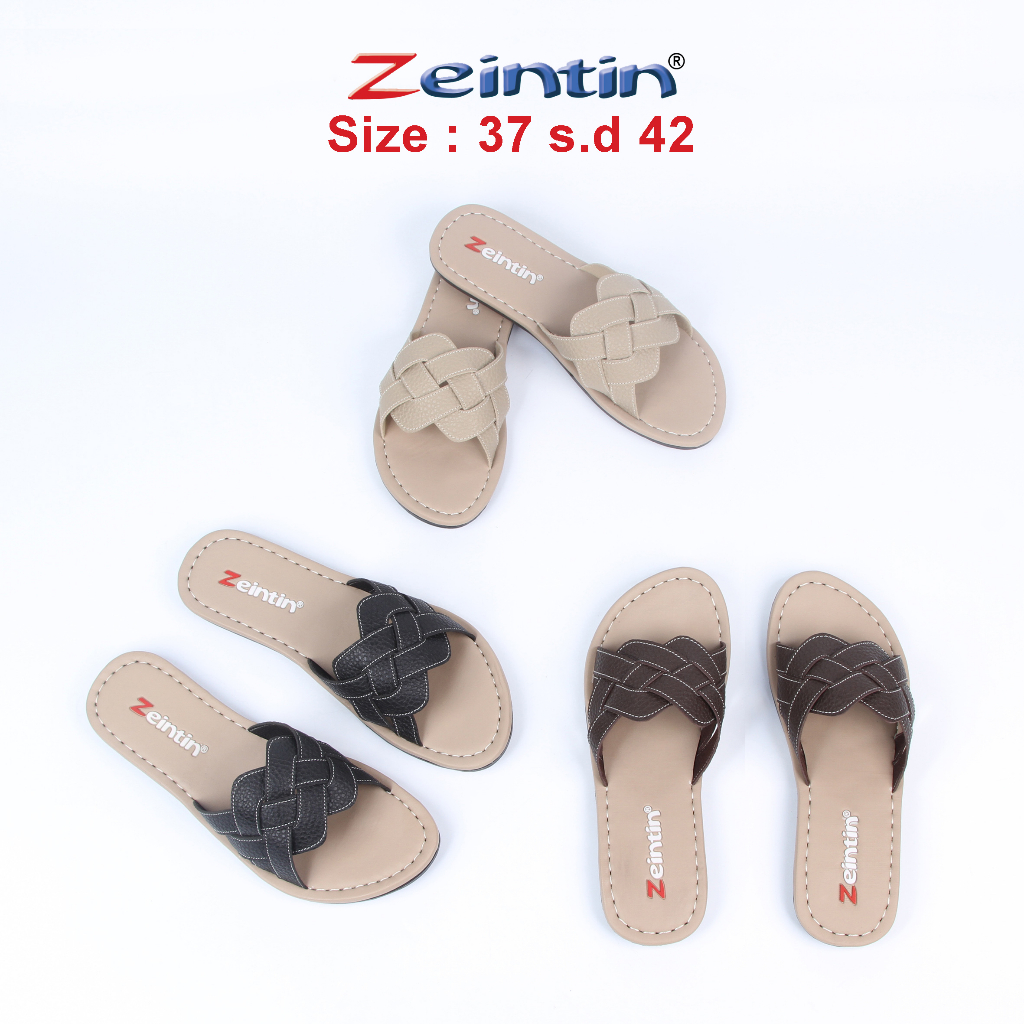 Zeintin - Sandal Wanita Zeintin Sendal wanita Teplek Wanita  Bahan Kulit Sintetis Zeintin Origianal KK