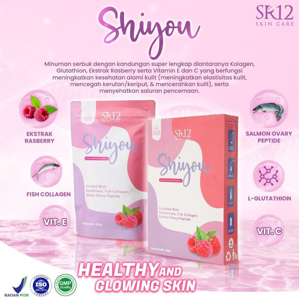 

MINUMAN KOLAGEN PEMUTIH KULIT // SHIYOU COLLAGEN SR12 // COLLAGEN DRINK !!