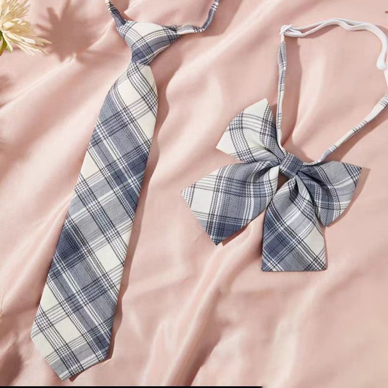 Dasi Wanita Seragam Sekolah Women'S Solid Color Neck ​Tie Sekolah College Malas Dasi Kecil Dasi